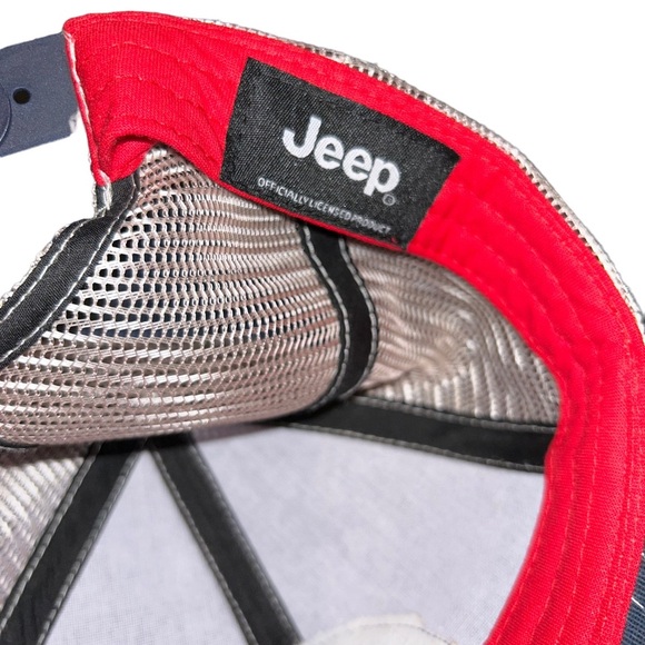 Men jedco jeep big star blue patch trucker cap hat American tradition - Picture 4 of 5